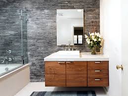 Small, floating, with drawers, timber, modern, vintage, rustic, white, hamptons style. North Arlington Va Bathroom Remodel Landis Construction