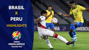 Brasil vs perú | récord. Brasil 1 0 Peru Preolimpico 2020 Youtube