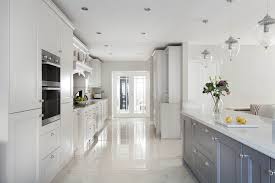 Two Tone Painted Kitchen Grey Painted Kitchen Open Plan Kitchen Diner Home Kitchens