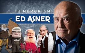 Ed Asner with Eileen Heckart's son, Luke Yankee (director, playwright,  educator)