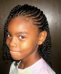 Flat Twist With Individual Twist Pretty African American Natural Protective Nature Styles For G Black Kids Hairstyles Braids For Black Hair Teenage Hairstyles