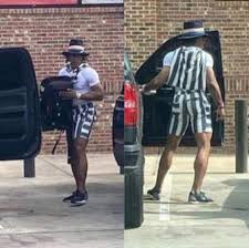 Why is cam newton going full thelma and louise? First Look At Cams Exotic Dress Style In Foxboro Patriots
