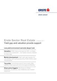 Data for erste group bank ag is end of day only and updates after midnight gmt. Outlook Yield Gap High For Slow Growth Scenario Erste Bank A D