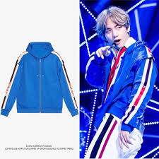 Bts V Go Go Blue Jacket Bts Clothing Bts Inspired Outfits Kpop Fashion Outfits