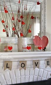 Valentine S Day Mantel Valentines Day Decor Rustic Rustic Valentine Decor Diy Valentine S Day Decorations
