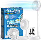 My Foldaway Rechargeable Fan- Floor and Table Fan  Bell and Howell