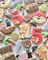 Fun And Easy Pirate Themed Sugar Cookies And Biscuits Pirate Themed Birthday Kids Themed Birthday Parties Pirate Theme Party