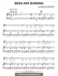 beds are burning midnight oil by j moginie p garrett r hirst on musicaneo beds are burning midnight burns