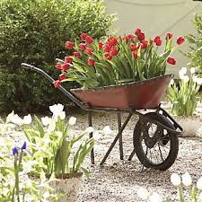 Decorative Garden Wheelbarrow Wheelbarrow Garden Wheelbarrow Planter Creative Gardening