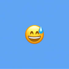 What Does Grinning Face With Sweat Emoji Dictionary Com