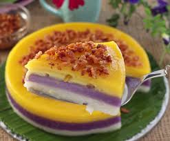 Sapin Sapin Recipe With Jackfruit Ube And Macapuno Video Recipe Video Filipino Desserts Filipino Food Dessert Sapin Sapin Recipe