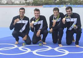 In ciascuna arma tre atleti prenderanno parte sia alla prova individuale che a. Rio Canottaggio Italia Bronzo Nel 4 Senza Giochi Olimpici 2016 Ansa It