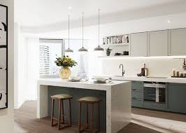 Because a very active young family with pets lives in the home, the floor is waterproof luxury vinyl. Luxury Kitchen Design 2019 Novocom Top