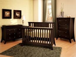 Dark Wood Stain Nursery Furniture In Solid Birch By College Woodwork Convertible Crib Sets Cribs Crib Sets