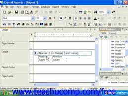Learn How To Format Part Of A Text Object In Crystal Reports By Business Objects At Www Teachucomp Com A Clip From Master Crystal Reports Crystals Create Text