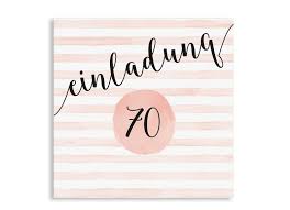 Lustige und originelle einladungstexte fur runden geburtstag einladungskarten geburtstag. Einladungskarten Zum 70 Geburtstag Dots N Stripes