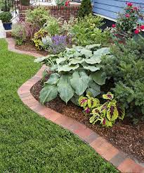 How To Edge A Garden Bed With Brick Brick Garden Edging Brick Garden Garden Edging