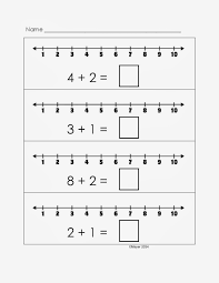 Addition And Subtraction On A Number Line Kelpies Numbers Kindergarten Addition Worksheets Number Line