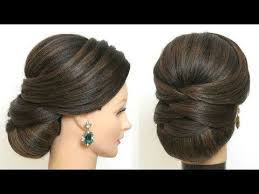 New Hair Bun Hairstyle For Wedding Bridal Hairdo Tutorial Youtube Hair Bun Tutorial Easy Bun Hairstyles Bun Hairstyles For Long Hair