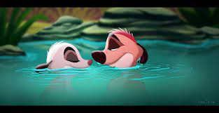 The Bath Pt 1 By Cammiko On Deviantart Cute Art Broken Leg Timon