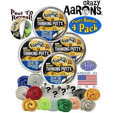Crazy Aaron's Mystery Toys Kids Thinking Putty Mini Tins Treasure Surprise 