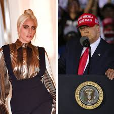 Paparazzi photographed them walking, with gaga wearing a neon pink sweater, white mask, and white. Lady Gaga Vs Donald Trump A Fracking Drama Teen Vogue