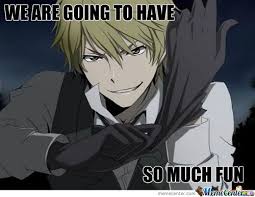 Shizuo Heiwajima Anime Durarara Demotivational Memes 6442 Results Durarara Anime Anime Guys