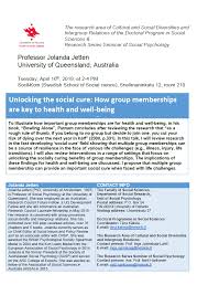 By catherine haslam (author), jolanda jetten (author), tegan cruwys (author), genevieve dingle (author), s. Guest Lecture By Jolanda Jetten April 2019 Esso Group