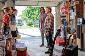 Bill And Ted Face The Music Movie Still 2020 L To R Samara Weaving Brigette Lundy Paine Keanu Reeves Alex Winte In 2020 Face The Music Keanu Reeves Alex Winter