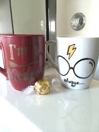Preserve and protect your decorated mug by lightly spraying the coffee beans with a fixative spray. Harry Potter Mug From Craftsman Alley A Cup Mug Home Diy On Cut Out Keep