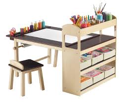 Emilio Kids 3 Piece Arts And Crafts Table And Chair Set Modern Kids Table Kids Art Corner Kids Art Table
