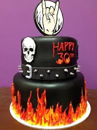 Pin On Heavy Metal Cake