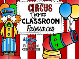 Cover the backgrounds with fabric that is circus related. Circus Themed Classrooms Worksheets Teaching Resources Tpt