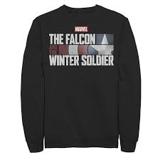 Siguiendo los eventos de 'vengadores: Men S Marvel The Falcon And The Winter Soldier Shield Logo Sweatshirt