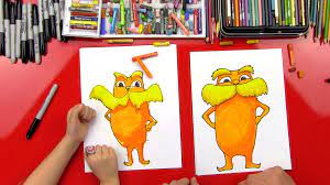 How To Draw The Lorax Giveaway - Art For Kids Hub - Art For Kids Hub Kids Art Projects The Lorax