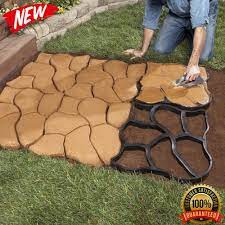 Pathway Stone Mold Concrete Stepping Pathmate Paving Sidewalk Path Garden Marker Tuinvloer Groenblijvende Tuin Tuin Waterpartijen