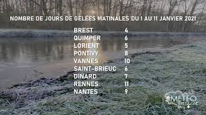 En poursuivant votre navigation sur ce site, vous acceptez le dépôt de cookies internes et tiers destinés à vous proposer des offres adaptées à vos besoins et centres d'intérêt, des boutons de partage, des remontées de contenus de plateformes. Fin Des Gelees En Bretagne Ce Mardi 12 Janvier Actualites Meteo Meteo Bretagne