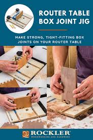 Rockler Router Table Box Joint Jig Box Joints Box Joint Jig Woodworking