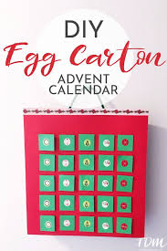 Diy Egg Carton Advent Calendar Advent Calendars For Kids Diy Advent Calendar Egg Carton