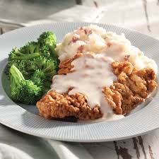 Chicken Fried Steak With Milk Gravy Paula Deen Magazine Recipe Steak Fries Chicken Fried Steak Cube Steak Recipes