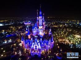 上海迪士尼奇幻童話城堡進行夜景測試- 每日頭條