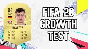 Kai Havertz Dynamic Potential Test Fifa 20 Youtube