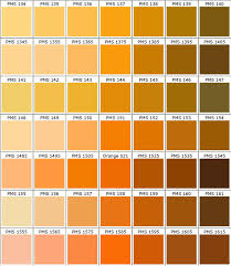 Pantone Orange Color Chart Bedowntowndaytona Com