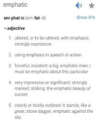 Emphatic Words Beautiful Words Grammar And Vocabulary