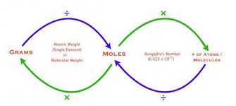 chemistry chapter 13 molar mass conversions diagram