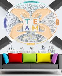 Wallpaper Dinding Custom Kantor Motif Team Work Teamwork Painting 682x831 Wallpaper Teahub Io