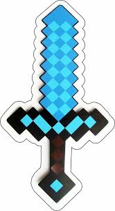 To get minecraft for free, you can download a minecraft demo or play classic minecraft in creative mode in a web browser. Minecraft Free Printable Sword Oh My Fiesta For Geeks