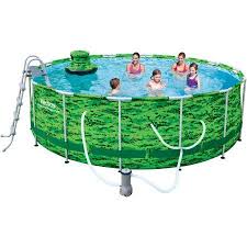 Bestway Steel Pro Max Camo 14 X 48 Frame Swimming Pool Set Easyhomedecor Above Ground Swimming Pools Swimming Pools Diy Swimming Pool