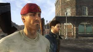 Boone is located in novac either inside his hotel room (during the day) or inside the giant dinosaur (during the night), boone will not become your. Boone And The Courier At Fallout New Vegas Mods And Community