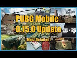 Pubg Mobile 0 15 0 Update Most Detailed Pubgm Youtube Video Game Companies Youtube Mobile Info